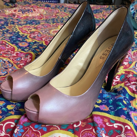 guess ombre heels